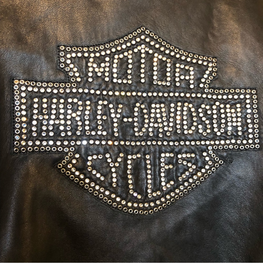 HARLEY DAVIDSON WOMENS “DIVA” LEATHER VEST